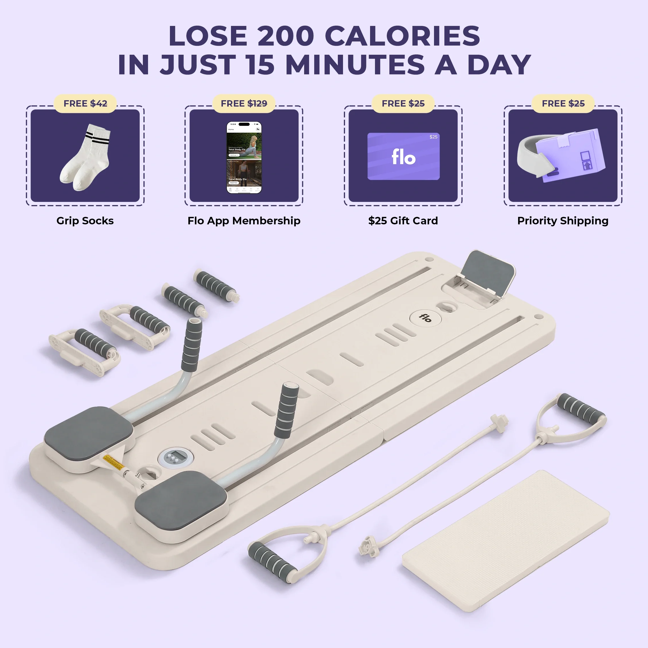 Flo Portable Pilates Reformer - Image 4